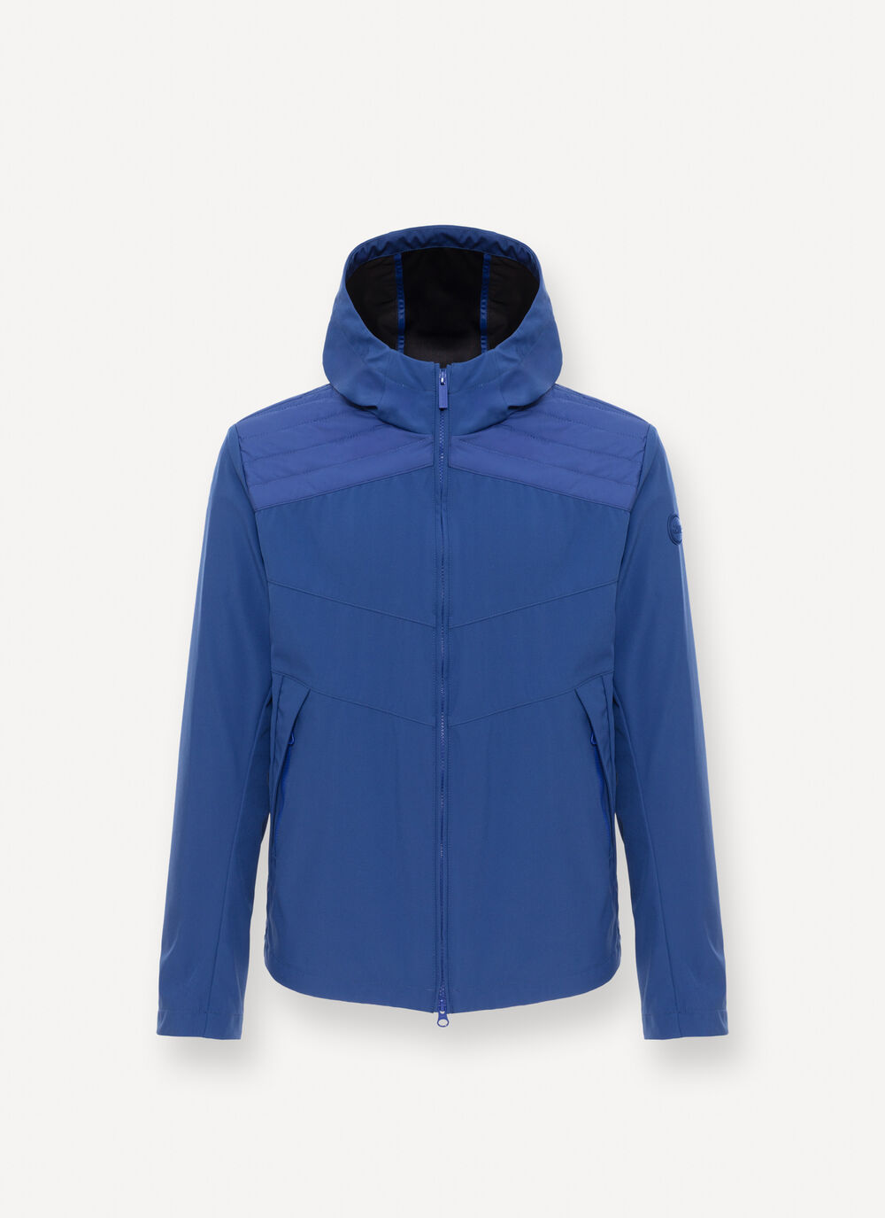 Wattierte Jacke aus zwei Materialien image number 4