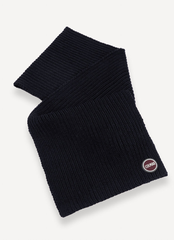 Unisex rib-knit scarf image number 3