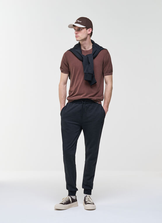 Flame-effect sweatpants