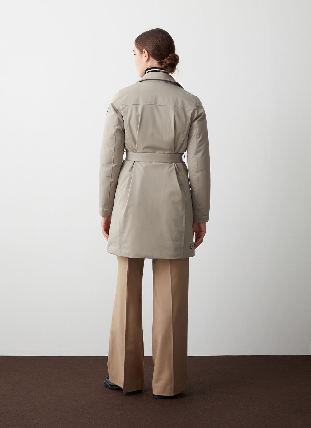 Padded waterproof fabric jacket image number 3