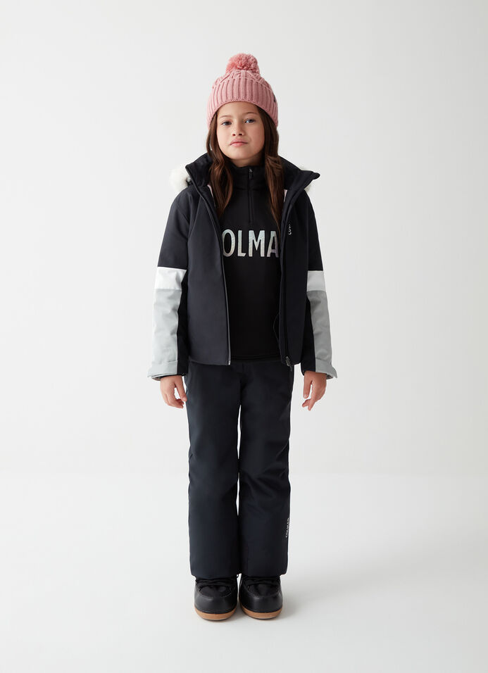 Girls’ ski jacket with fur image number 1