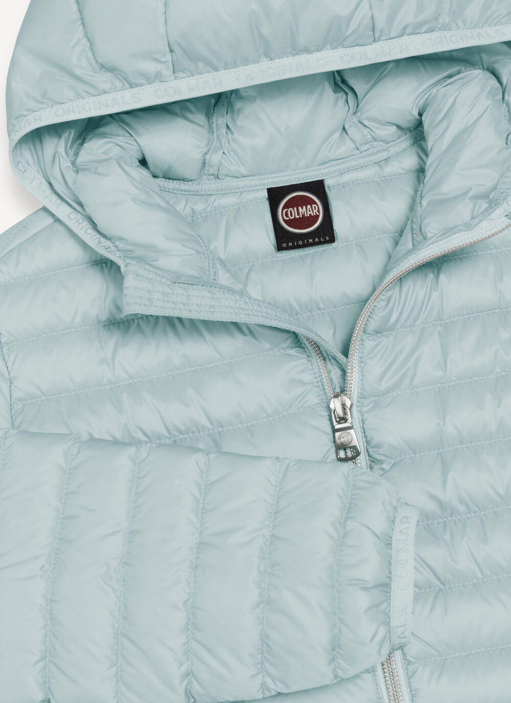 Short hooded down jacket image number 6