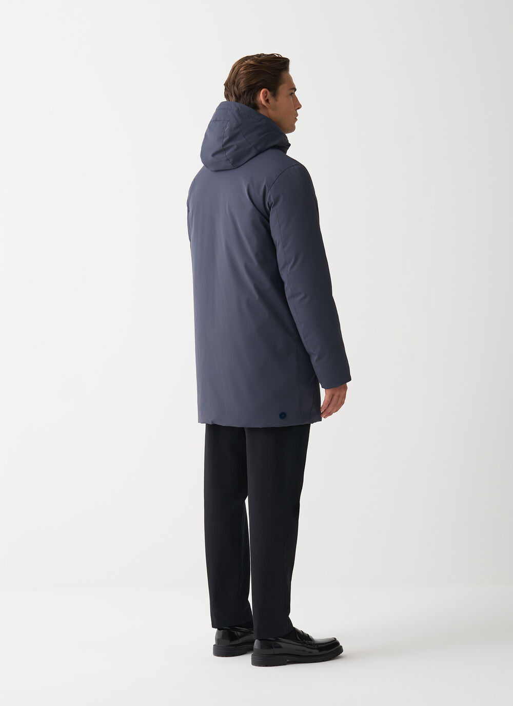 Doudoune longue imperm&eacute;able r&eacute;versible image number 4