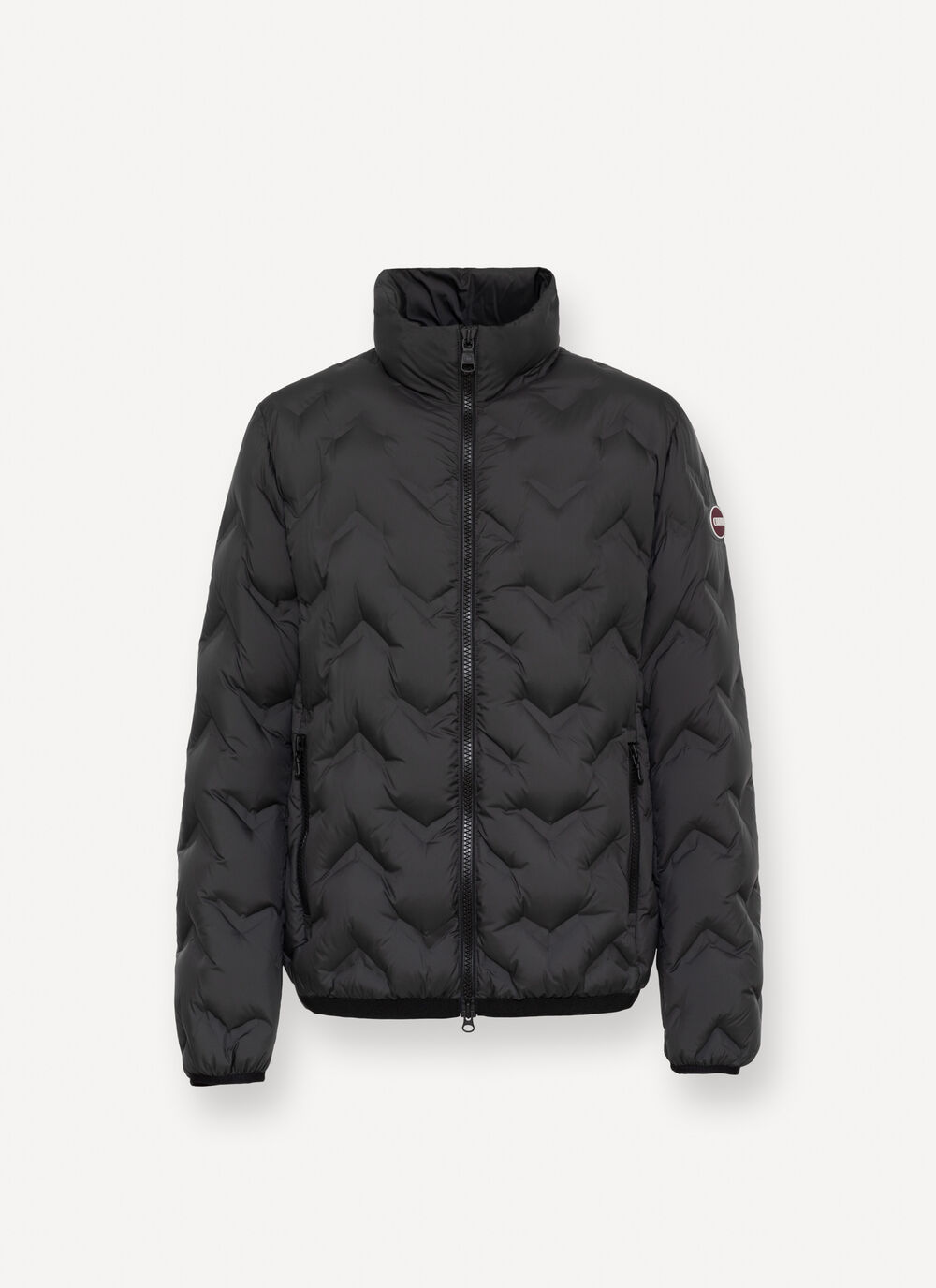 Short down jacket with seamless design  image number 4
