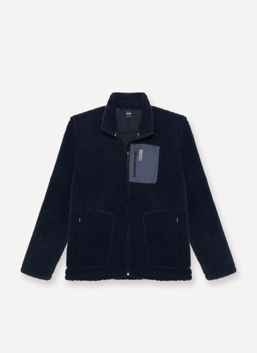 Strickjacke in Sherpa-Optik mit Rei&szlig;verschluss image number 3