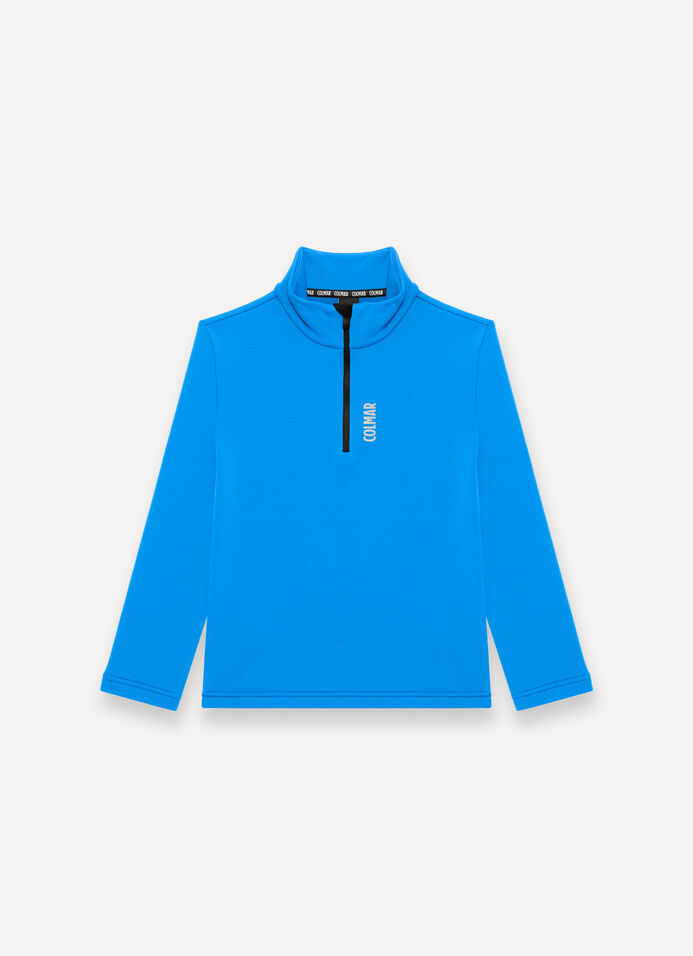 Boy’s half-zip ski fleece image number 4