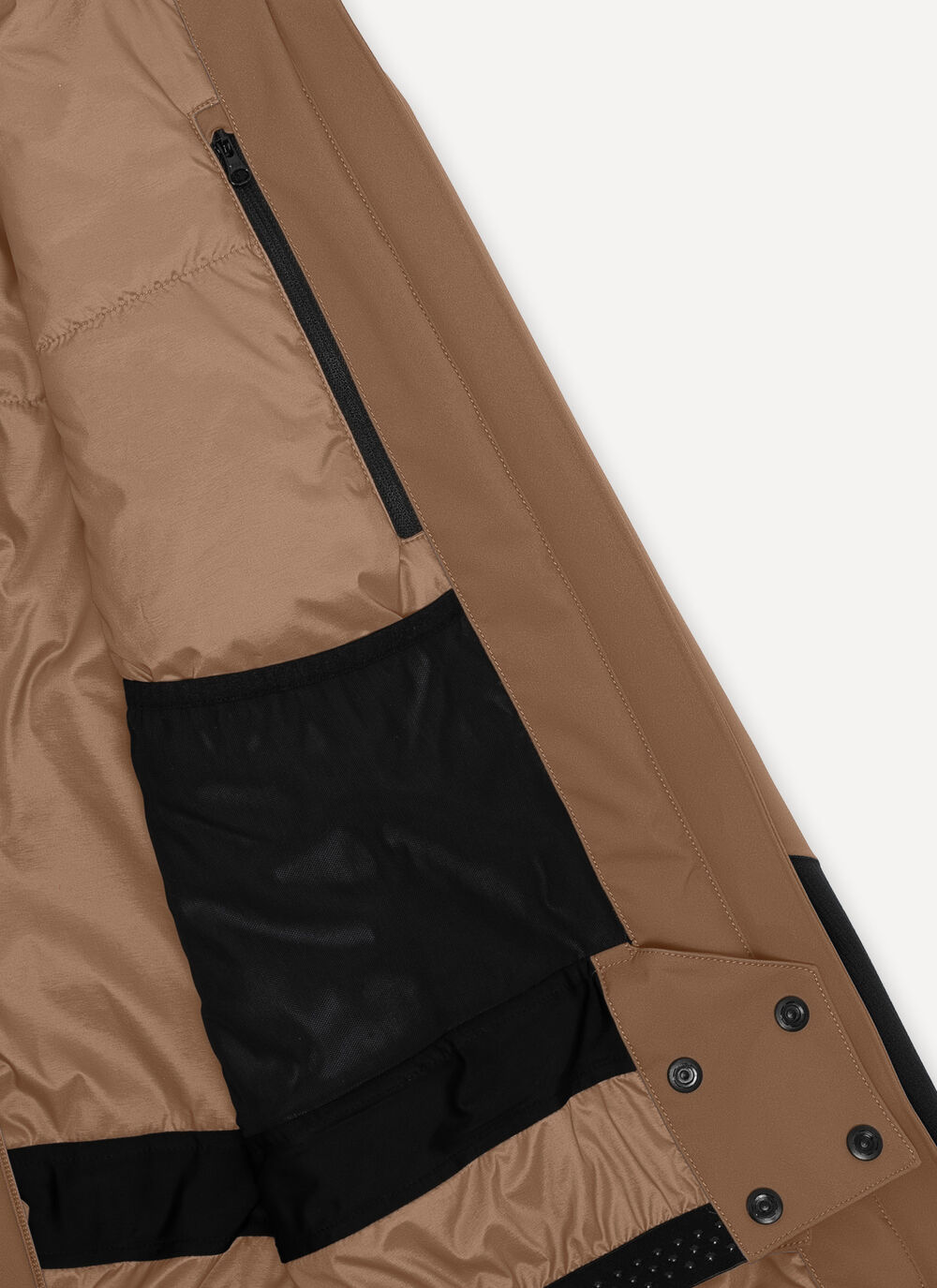 Ski jacket with ventilation zip image number 6