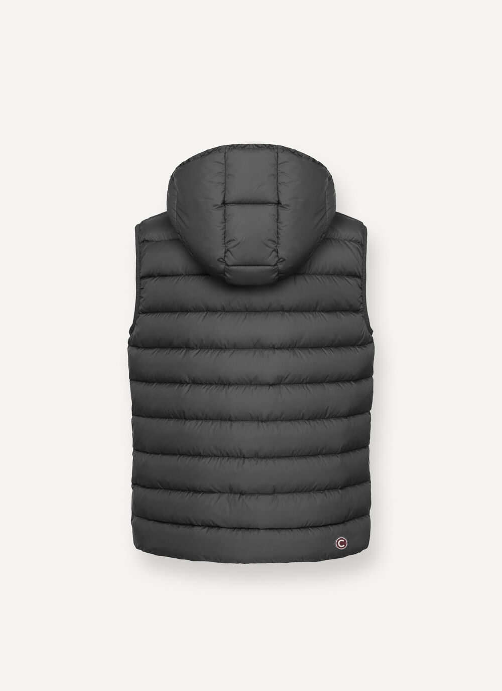 Down vest with detachable hood image number 5