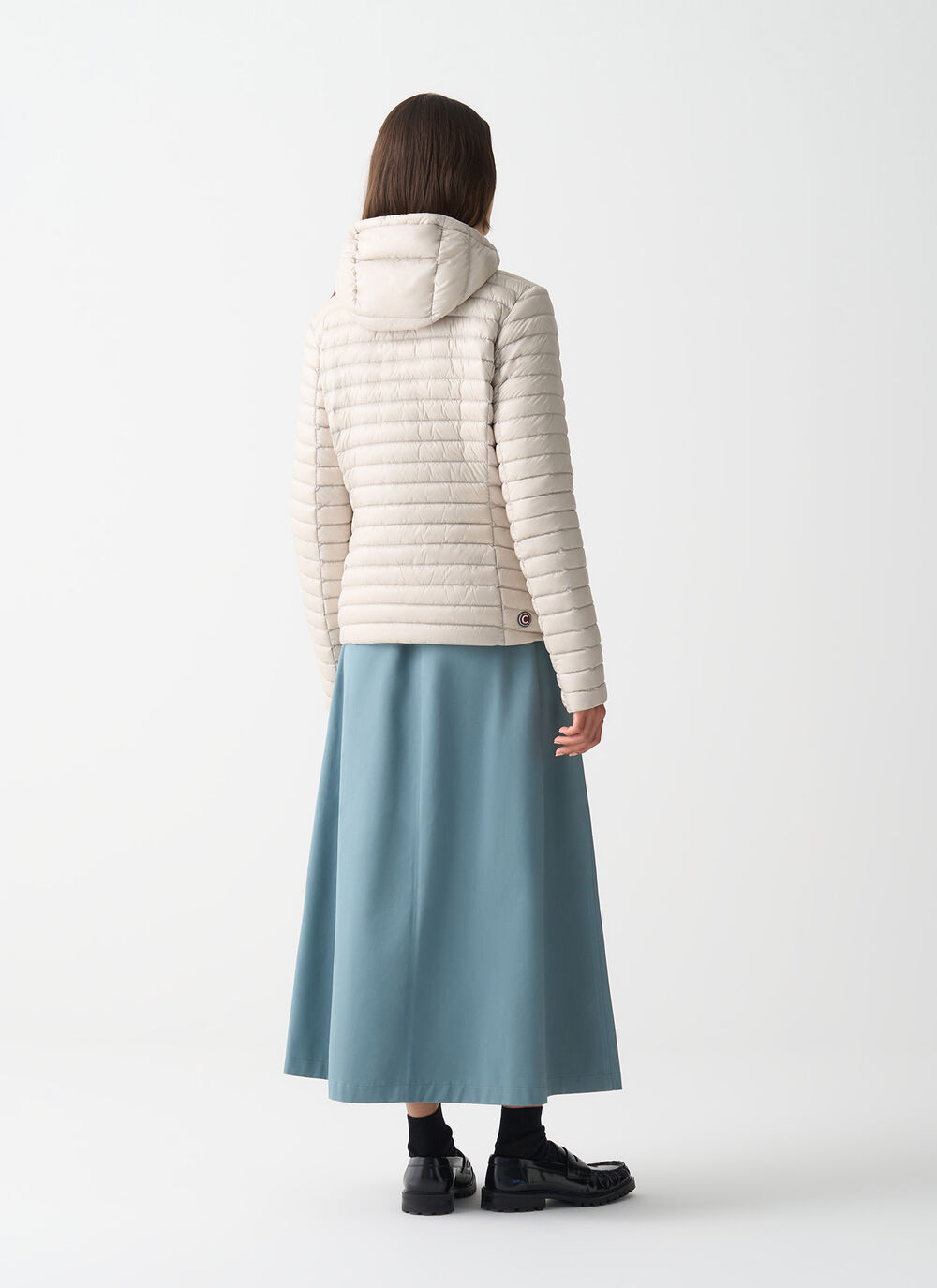 Light down jacket with hood image number 3