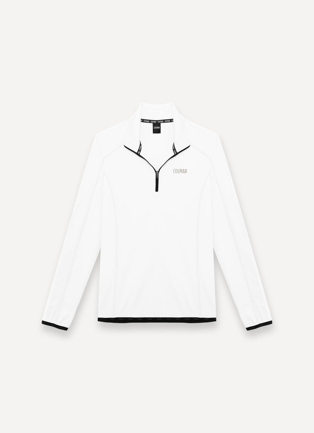 Thermal stretch ski jumper with half-zip image number 4