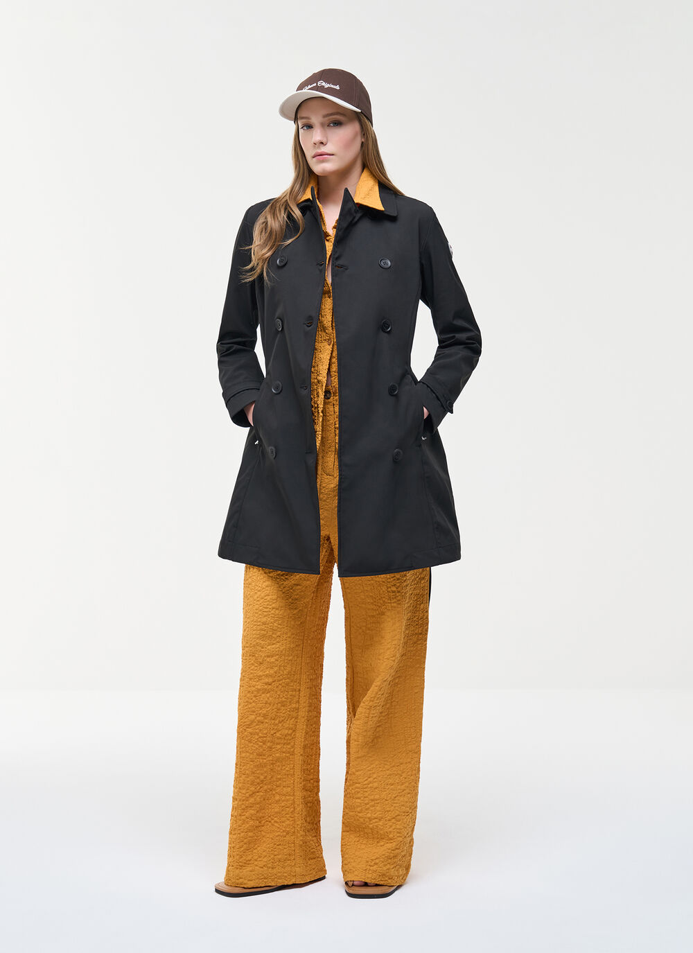 Waterproof trench coat image number 0