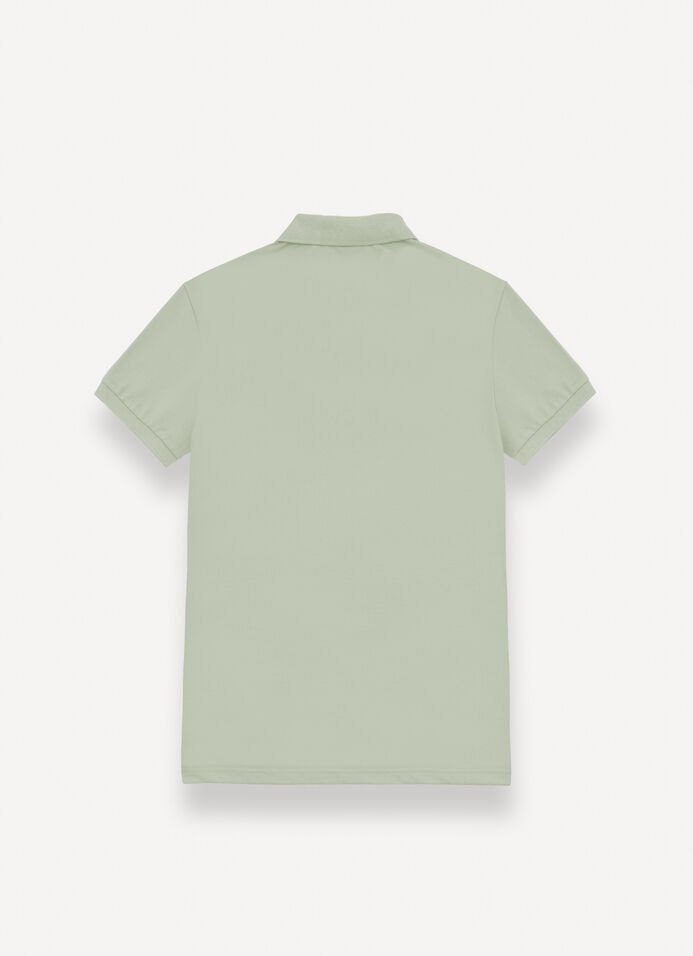 Poloshirt aus Piqué mit gerippten Kanten image number 5