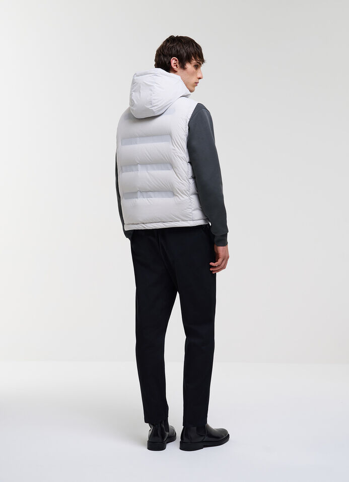 Gilet opaco dal design diagonale  image number 3