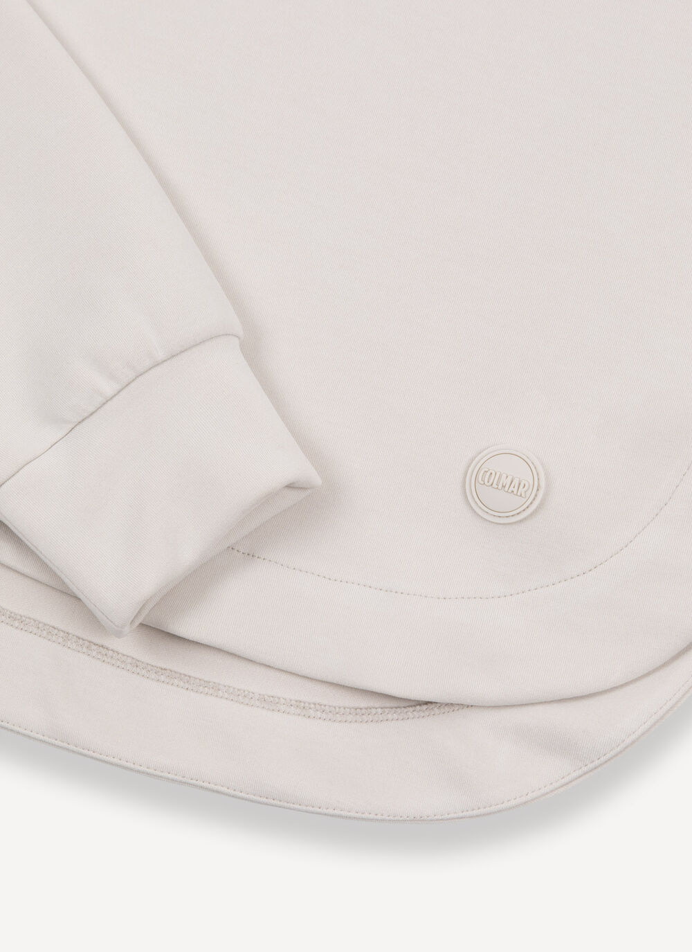 Felpa crop con fondo arrotondato image number 6