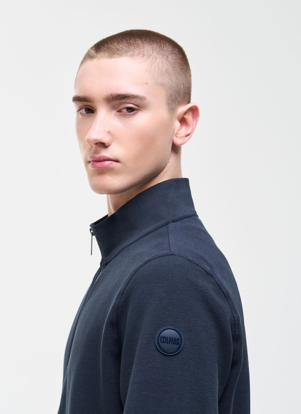 Full-zip ottoman sweatshirt image number 2