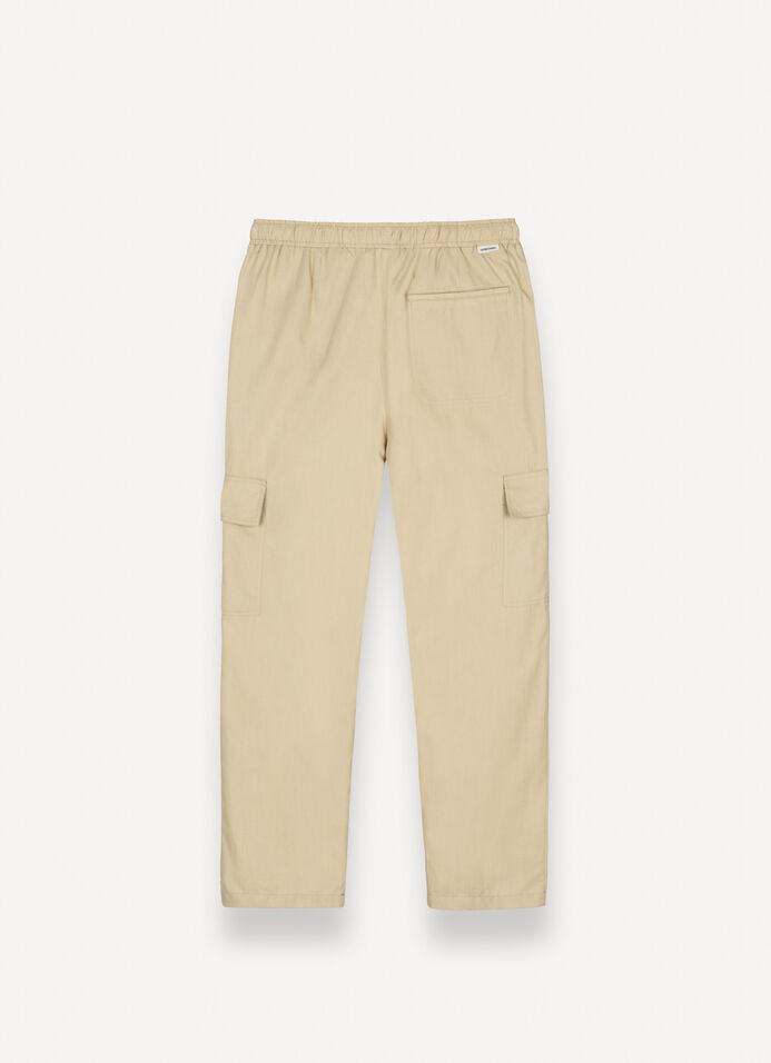 Linen safari trousers image number 5