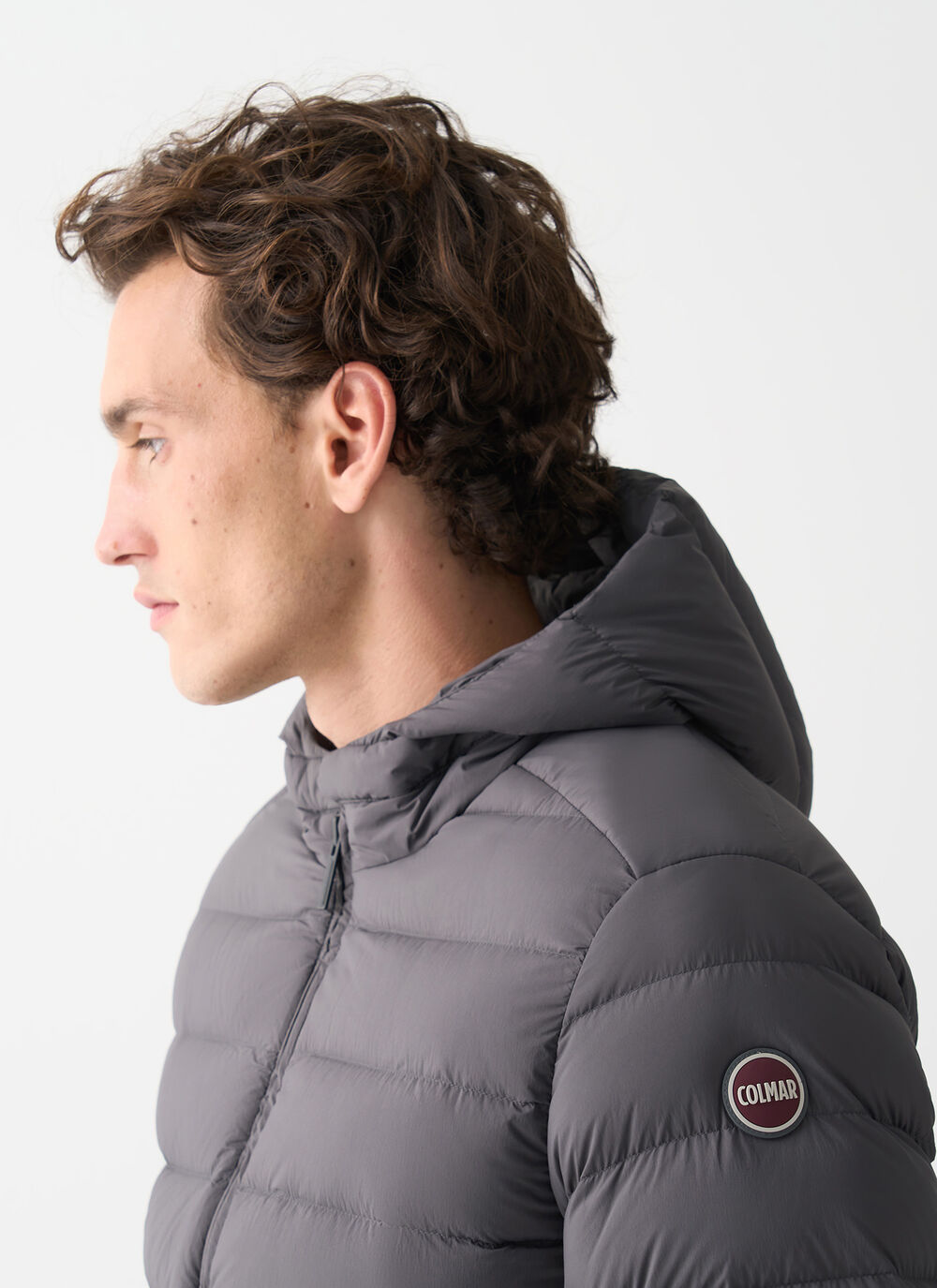 Down jacket with hood image number 2