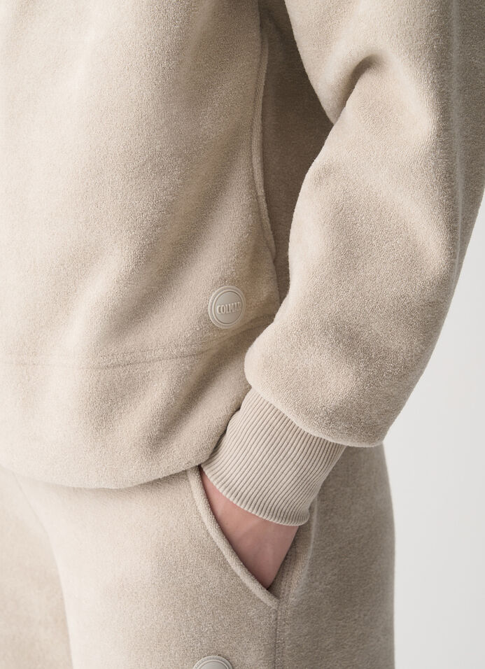 Kapuzensweatshirt aus Bouclé  image number 2