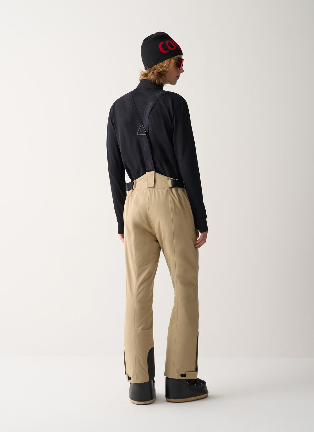 Padded 4Way fabric ski salopettes image number 3