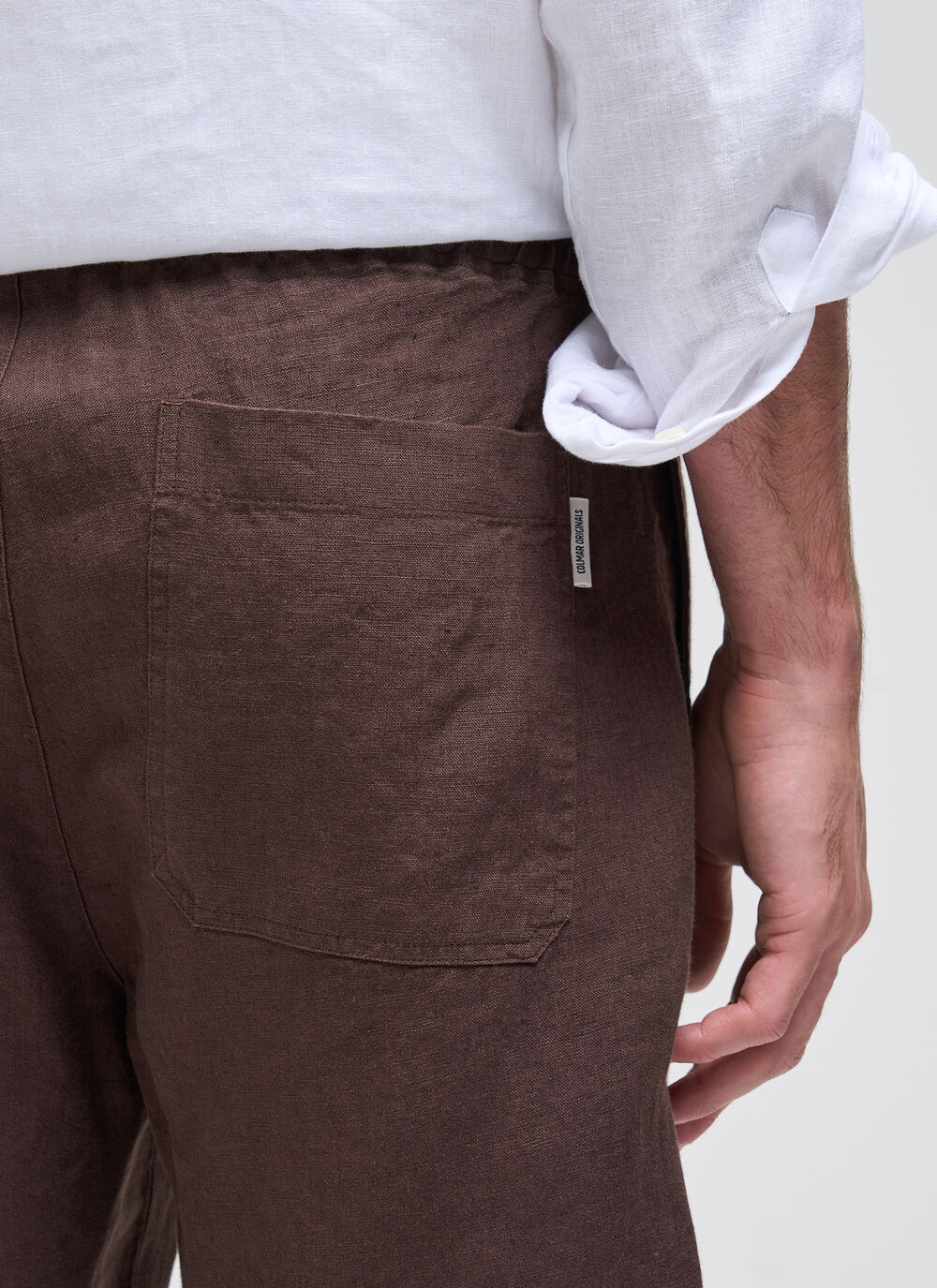 Linen Bermuda Shorts image number 2
