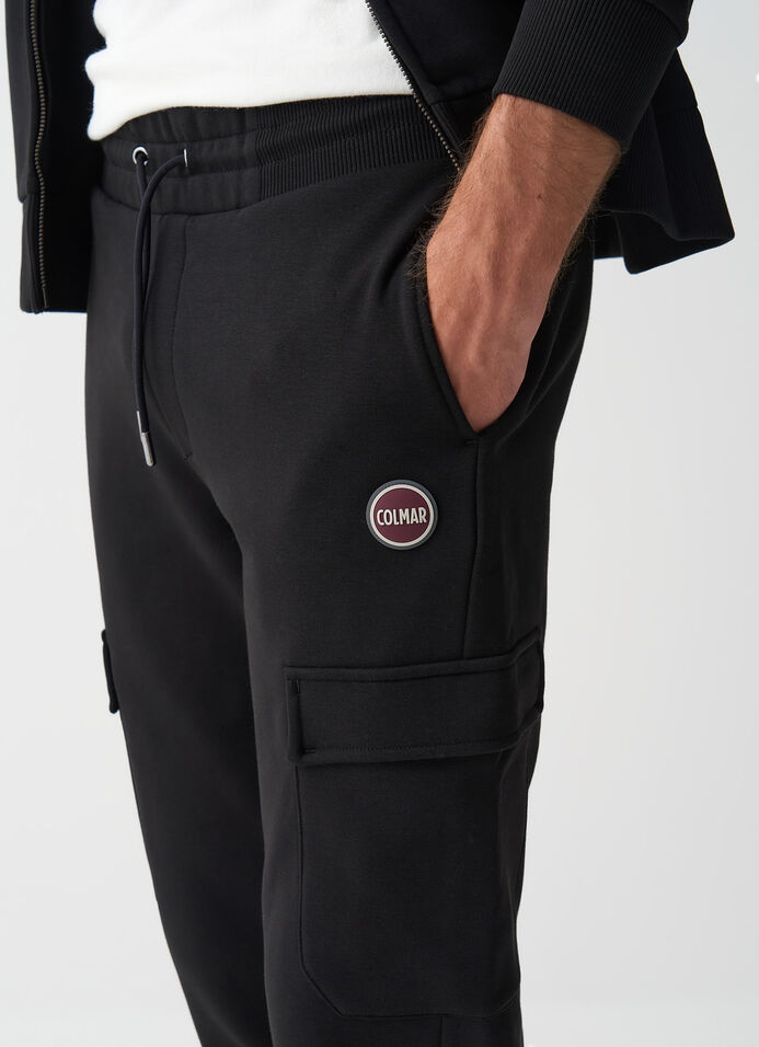 Cargo-style tracksuit bottoms  image number 2