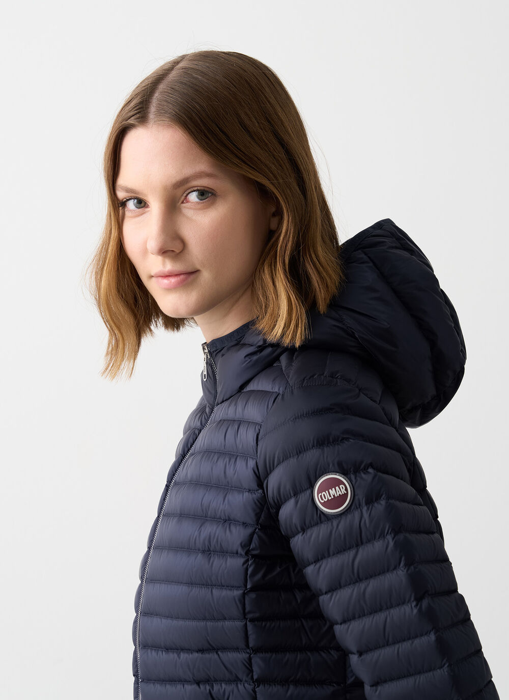 Hooded down jacket image number 2