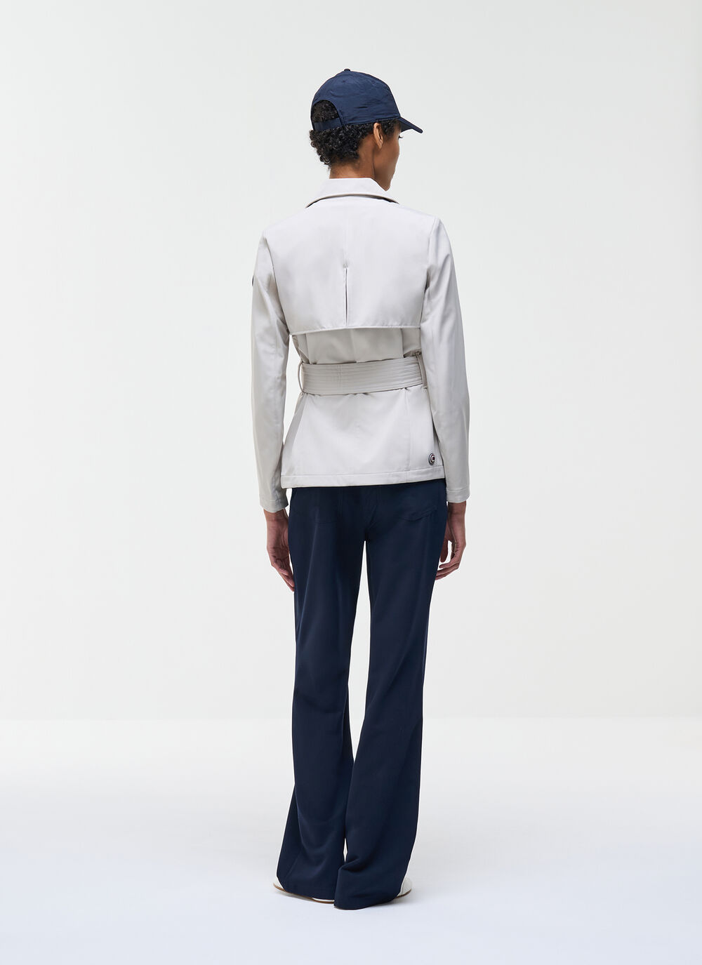 Short waterproof trench coat image number 3