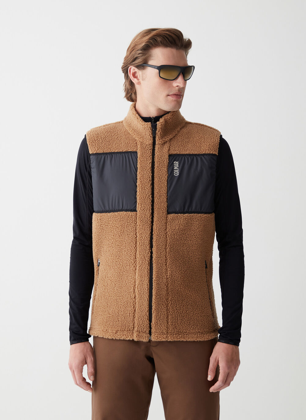 Strickweste in Sherpa-Optik image number 0