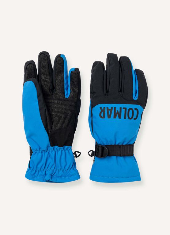 Men's ski gloves with logo