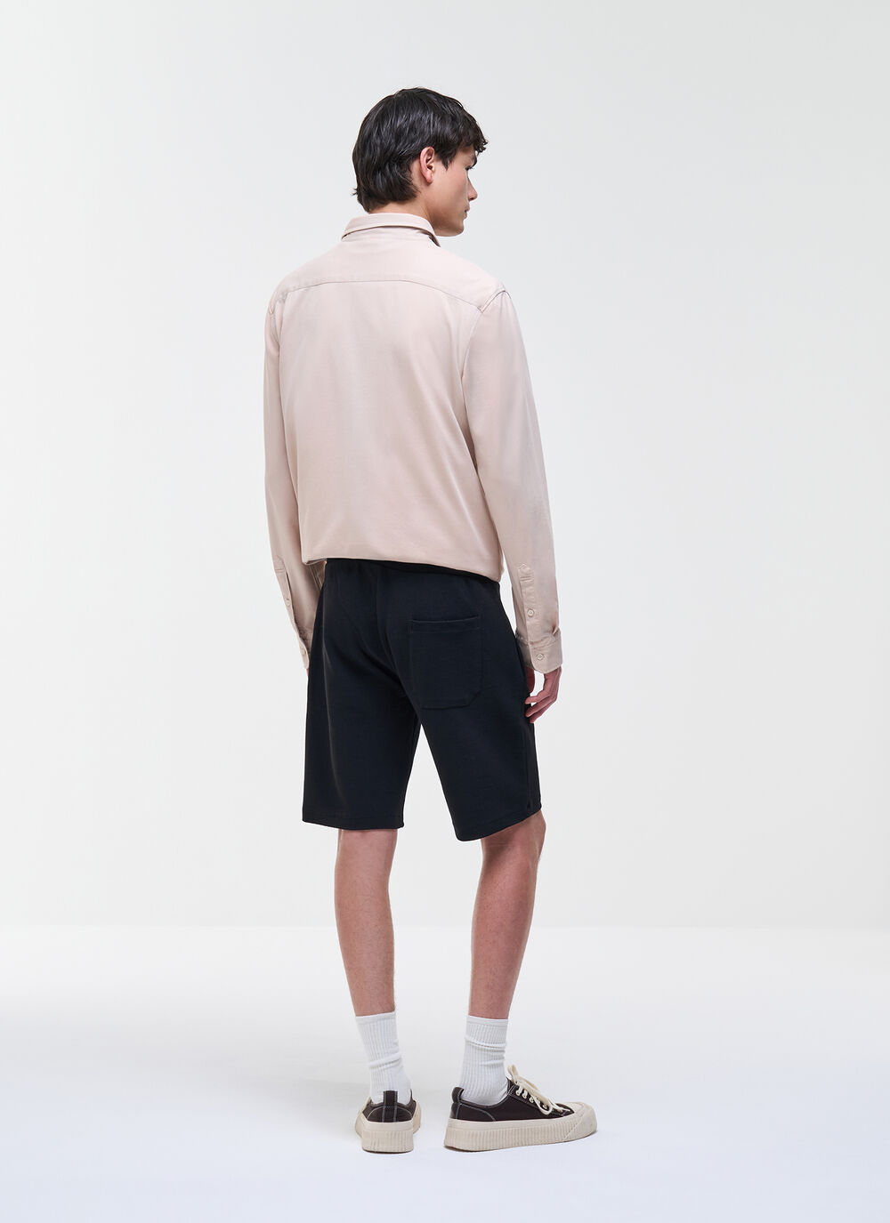 Ottoman fleece shorts image number 3