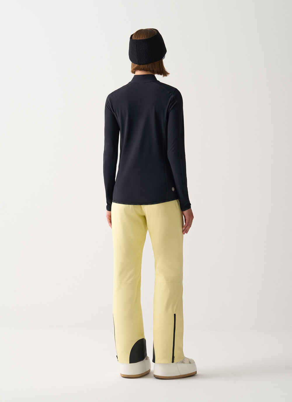 Thermal stretch ski jumper with half-zip image number 3