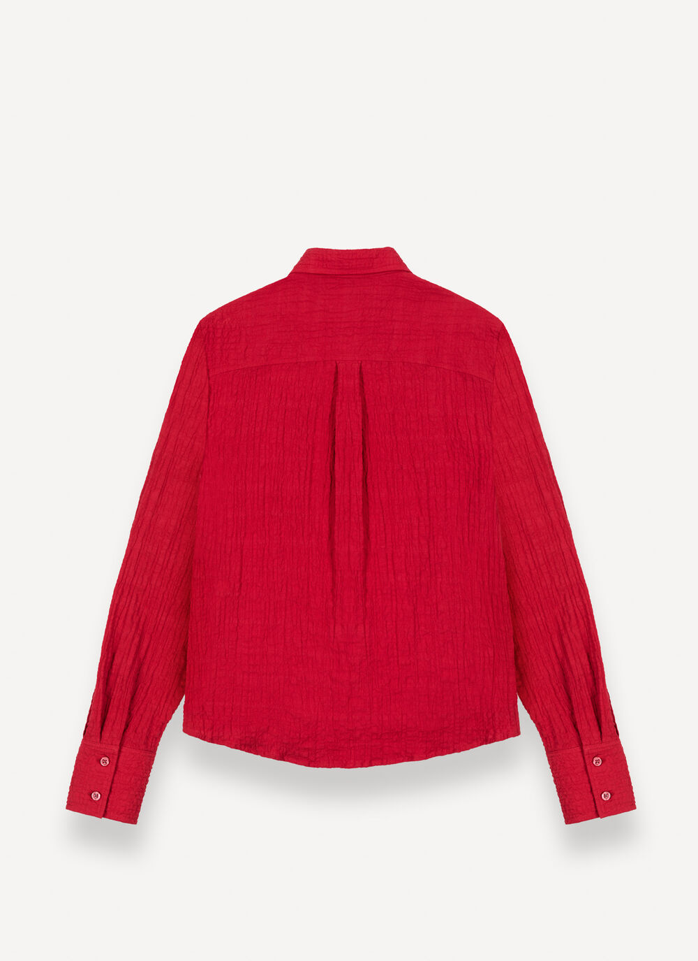 Shirt in crinkled fabric image number 5