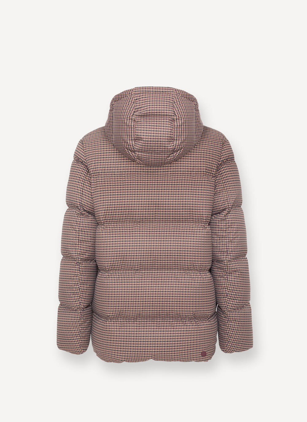 Down jacket with wool-effect print image number 5