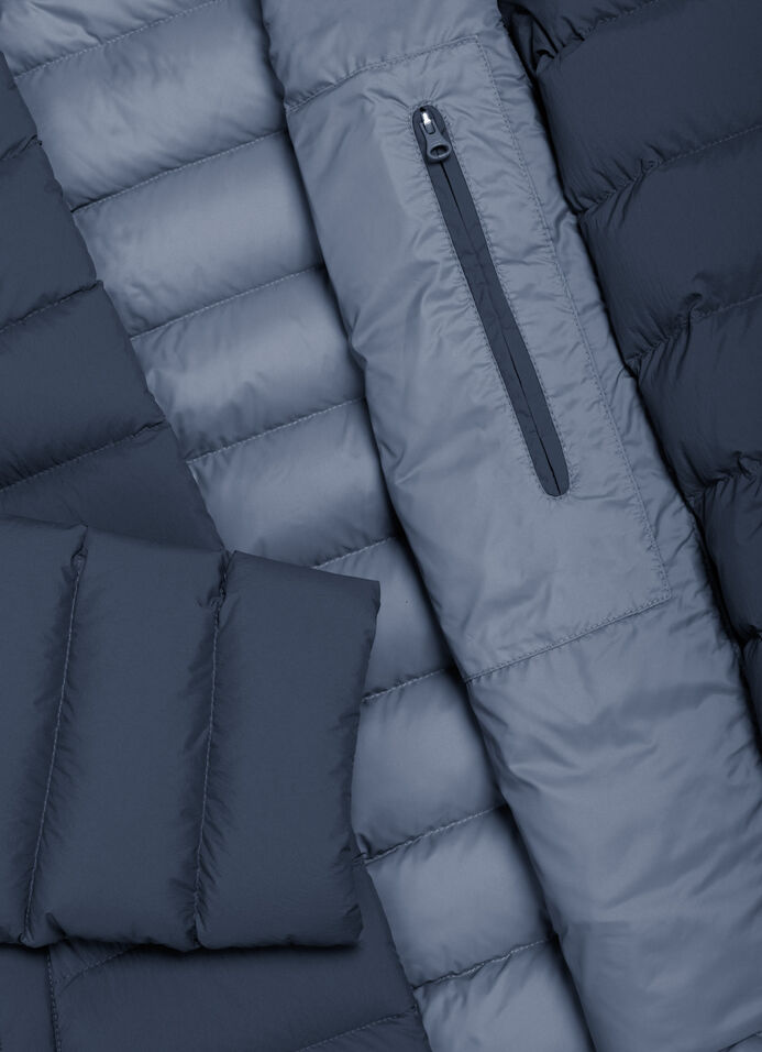 Down jacket with hood image number 6