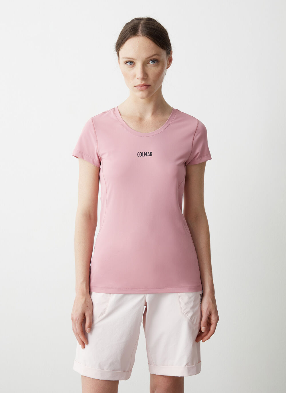 Short-sleeved T-shirt in stretch jersey image number 2