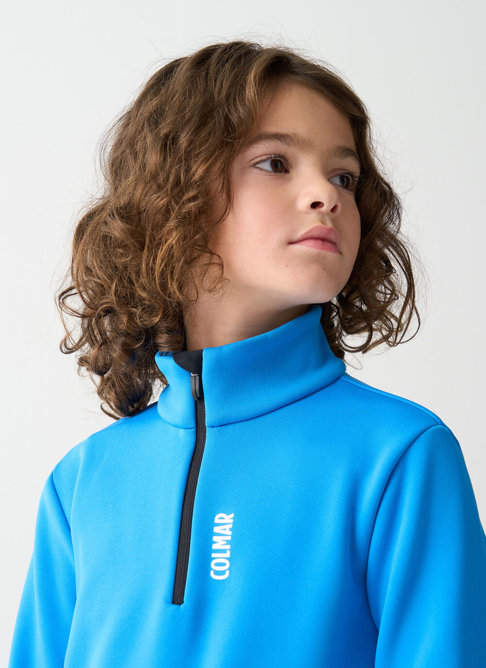 Boy&rsquo;s half-zip ski fleece image number 2