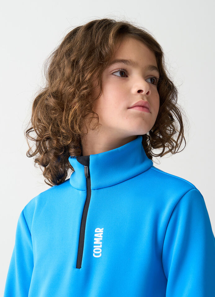 Boy’s half-zip ski fleece image number 2