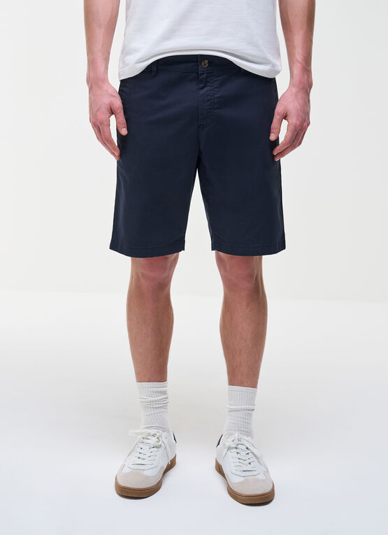 Cotton chino Bermuda shorts