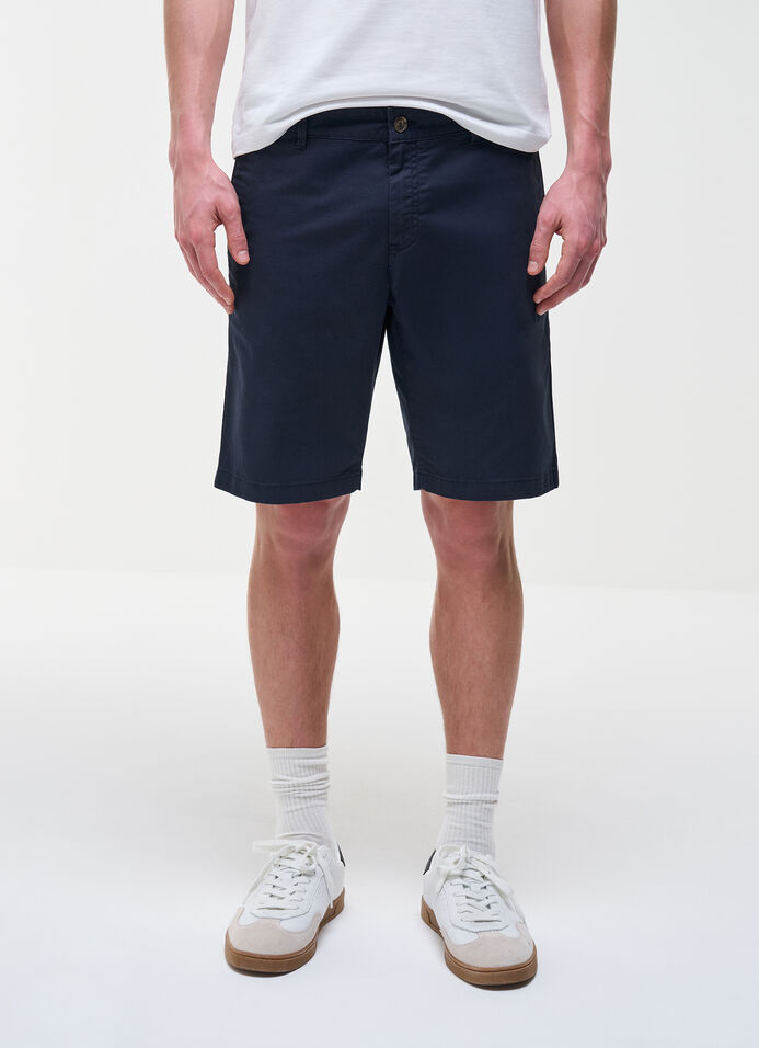Cotton chino Bermuda shorts