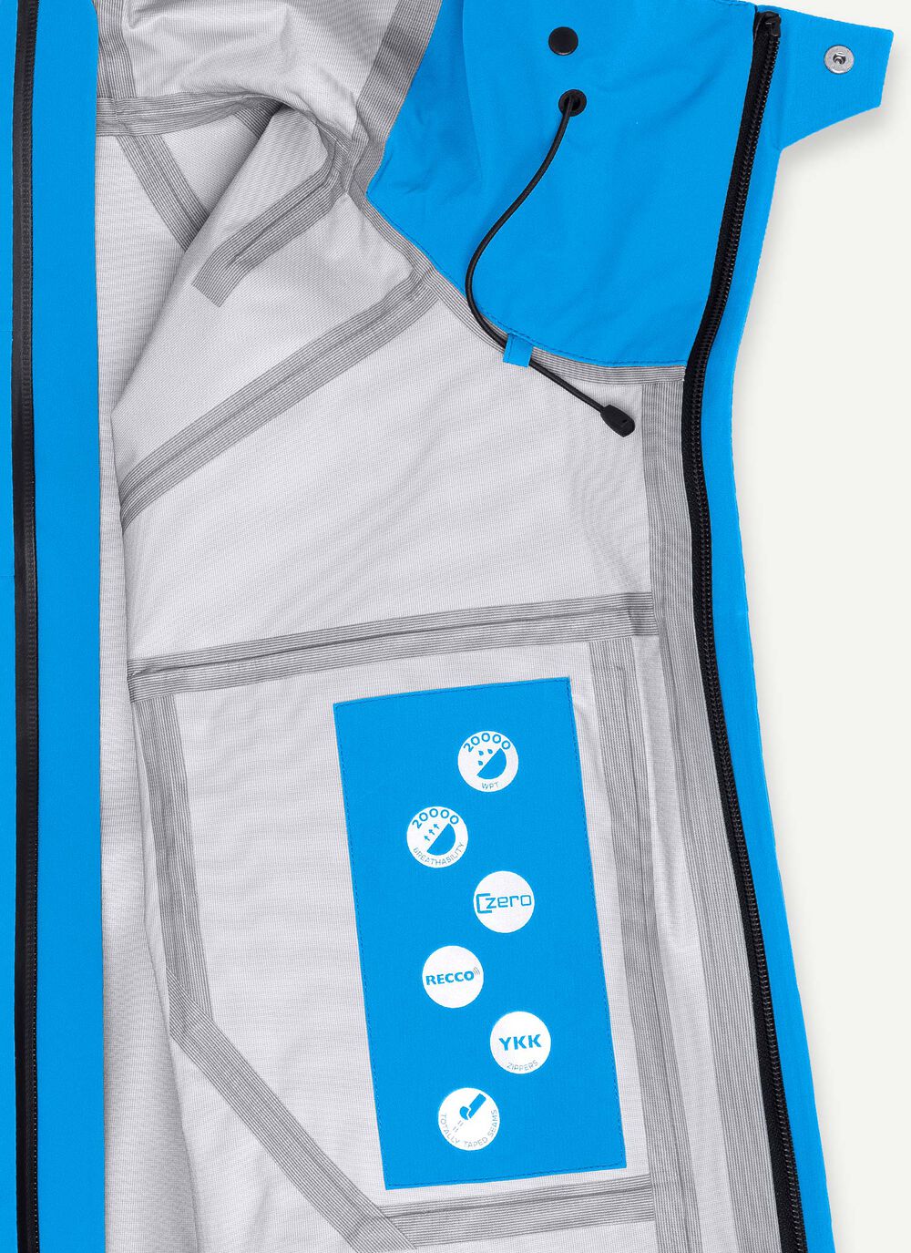 3L ski shell jacket image number 6