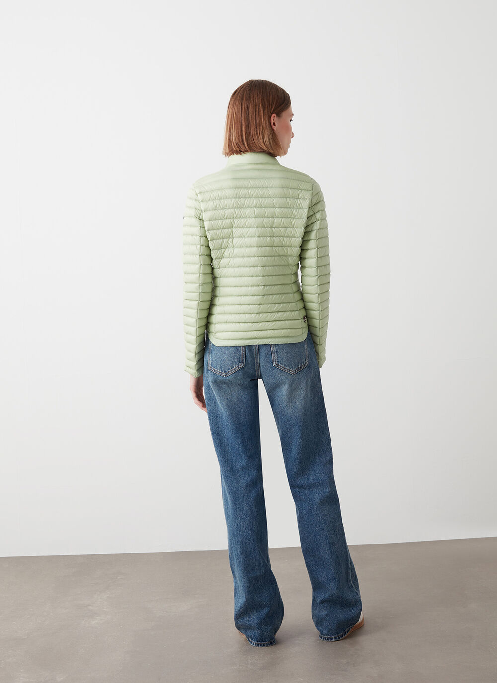 Rounded hem down jacket image number 3