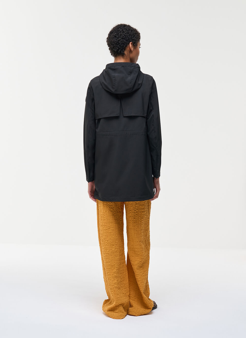 Long waterproof jacket image number 3