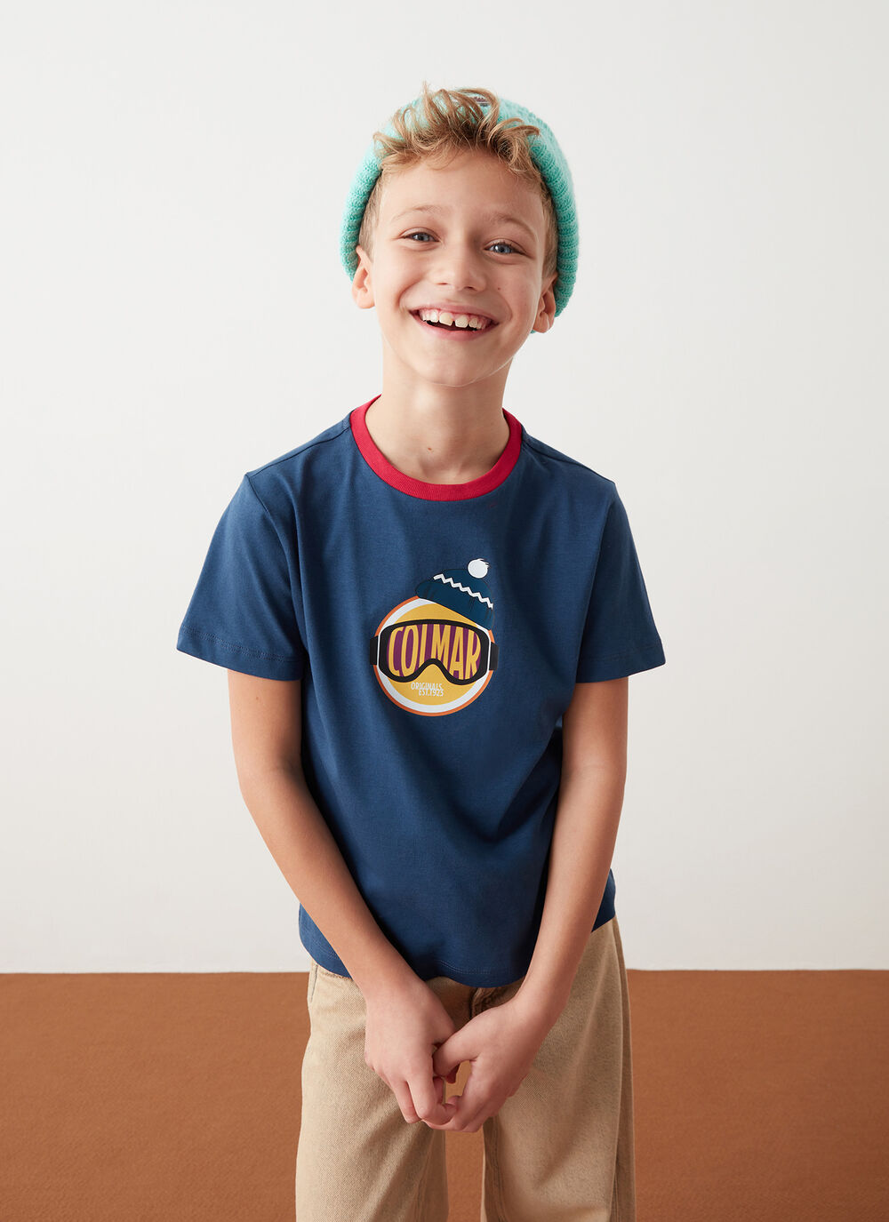 T-shirt logata 100% cotone image number 1