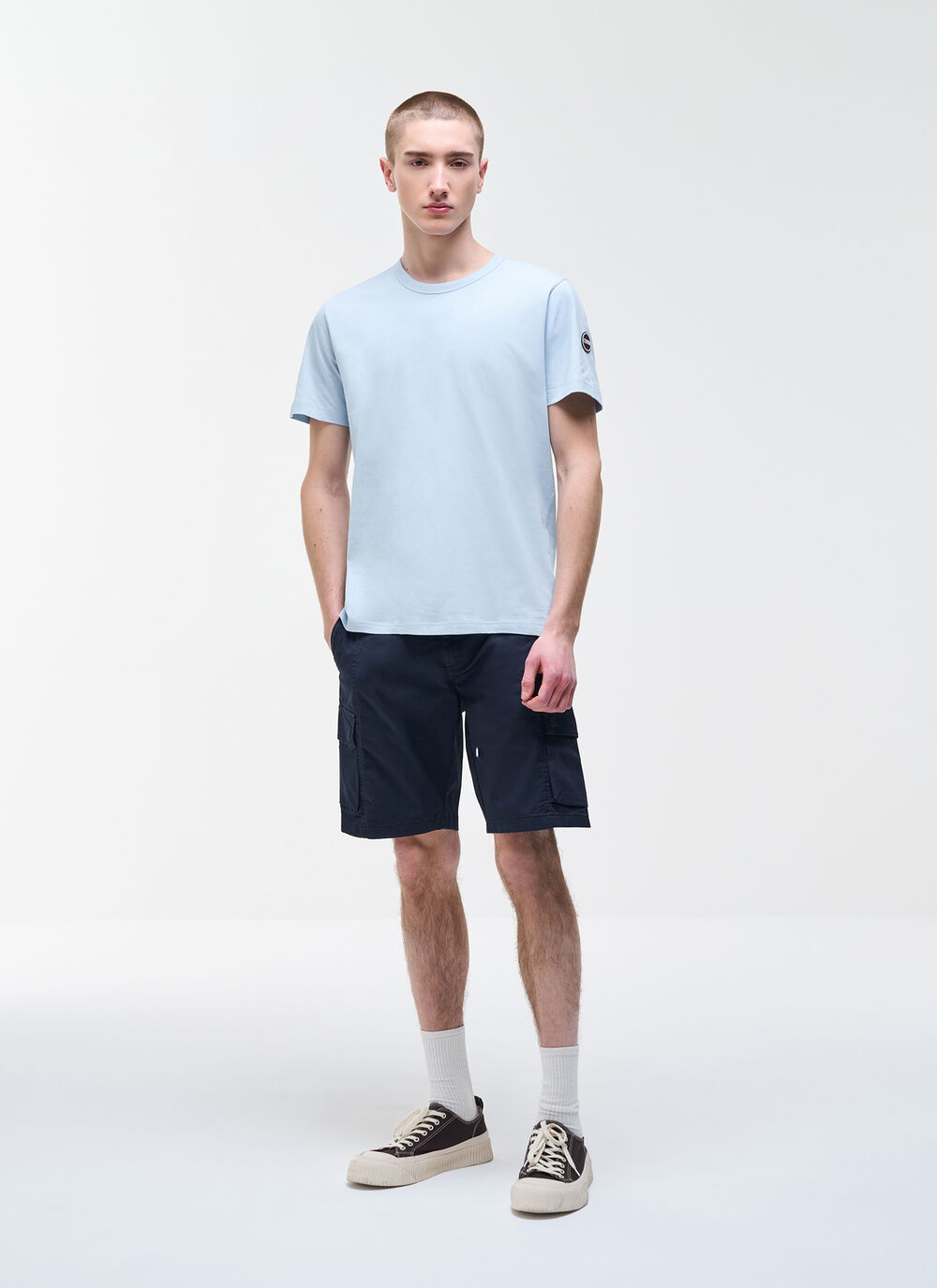 Cotton bermuda cargo shorts image number 1