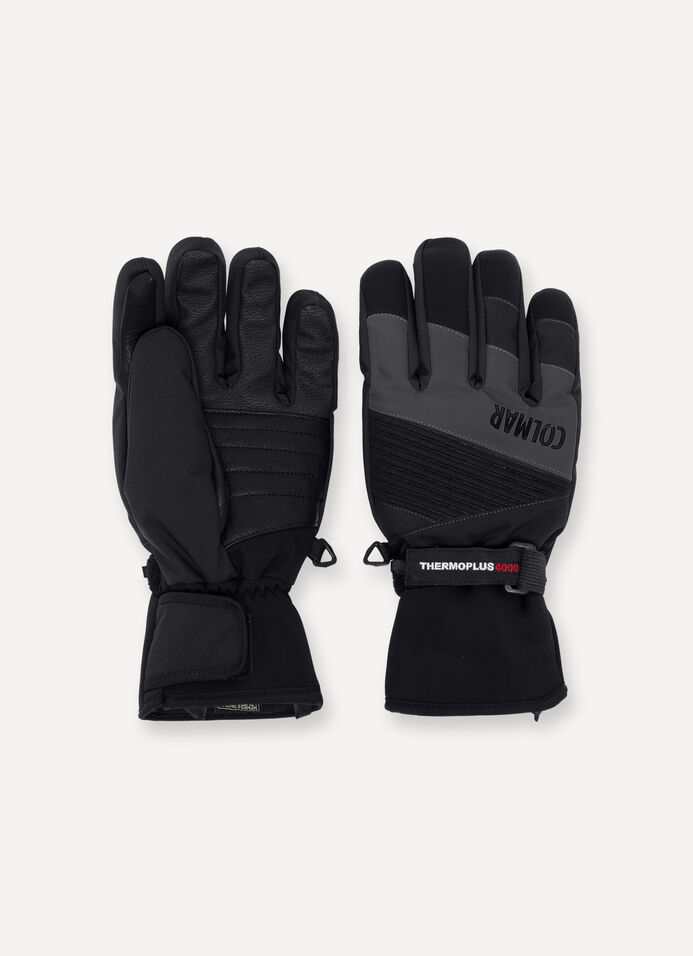 Extra warm ski gloves with protectors image number 1