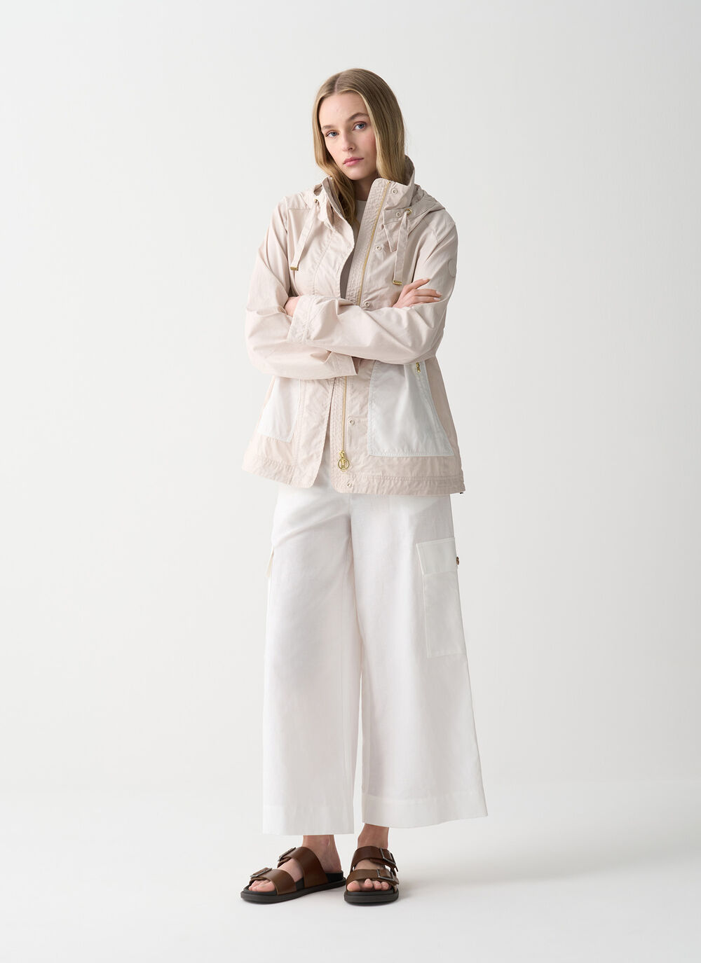 Cotton oversized jacket image number 0
