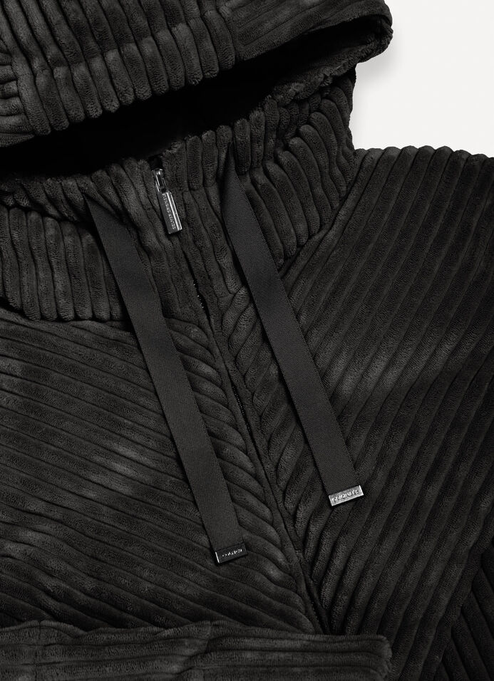 Corduroy down jacket wit hood image number 6