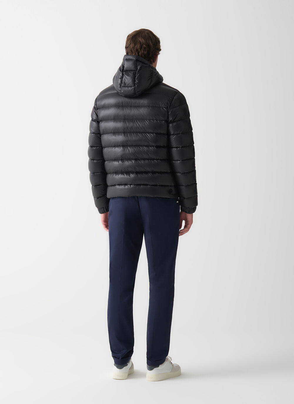 Shiny down jacket with detachable hood image number 3