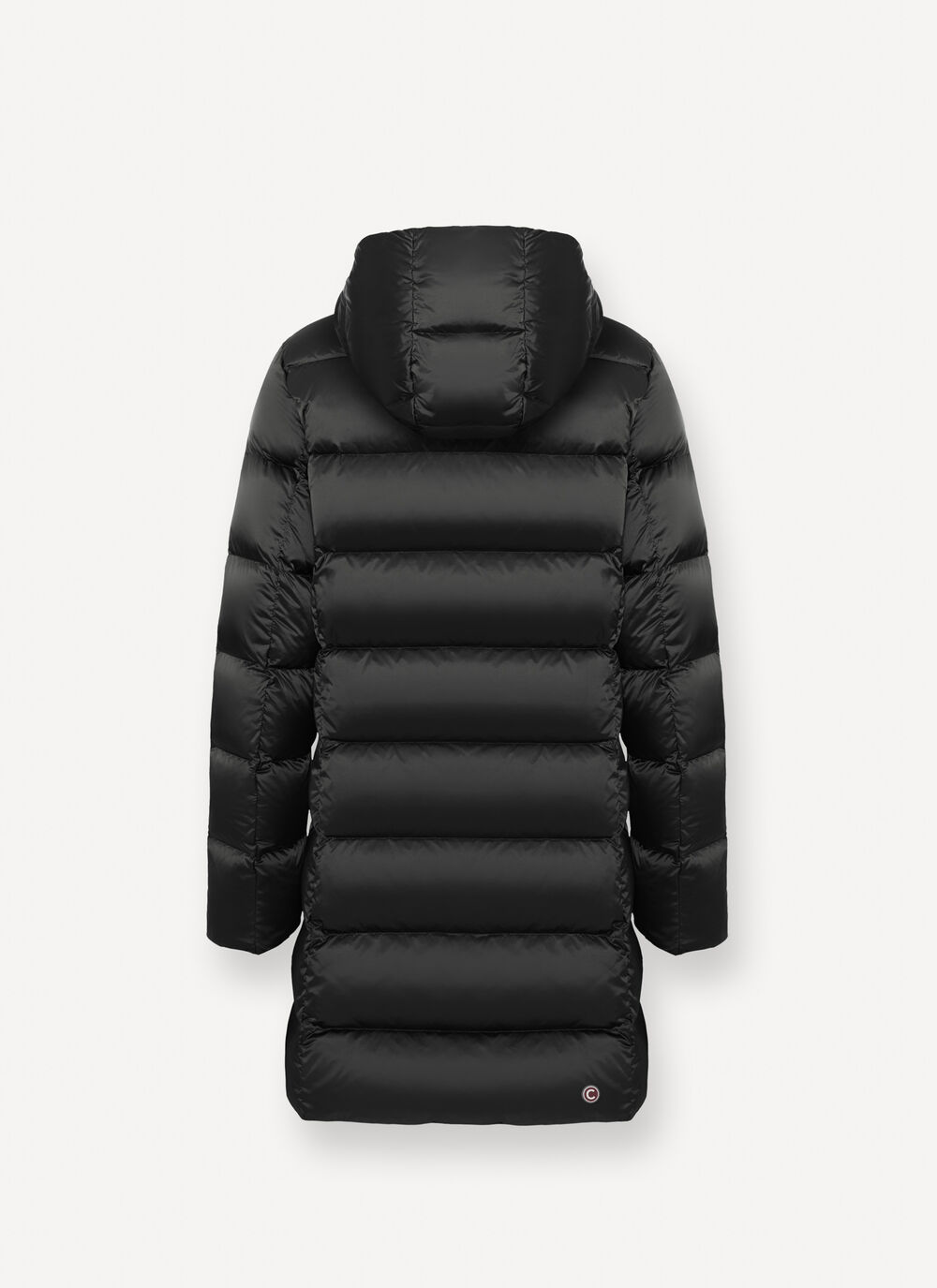 Long down jacket with hood image number 5