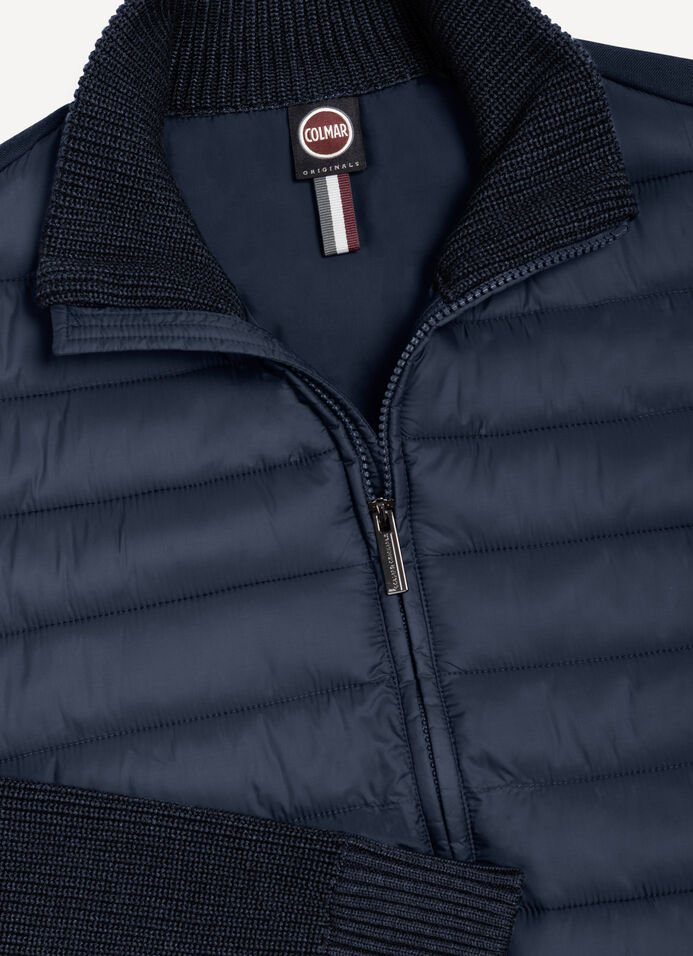 Jacket with knit sleeves image number 6